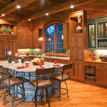 Dark hardwood flooring in Tacoma dining room